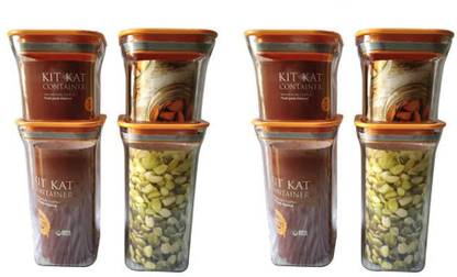 iSmart Plastic Cookie Jar  - 1100 ml, 600 ml