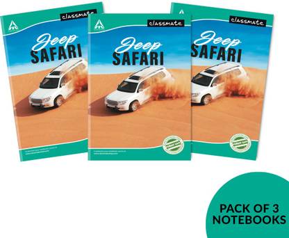 Classmate Long Notebook 272mm x 167mm Book-size Notebook Unruled 172 Pages