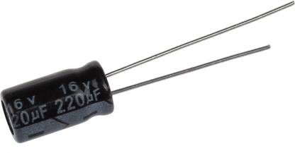 EMERGING TECHNOLOGIES 20 PCS 220uF 16V Electrolytic Capacitor Radial Electronic Components Electronic Hobby Kit