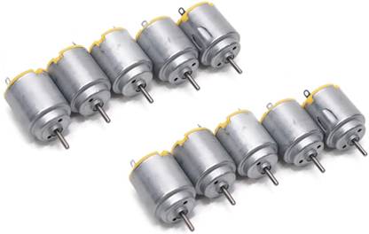 ERHIndia (Pack of - 30) DC Motor Mini Electric Motor Carbon Brush High Speed Torque Electric Toy Cars Engine Motor Kit, for DIY Fan Toys Cars Models and Projects Electronic Components Electronic Hobby Kit