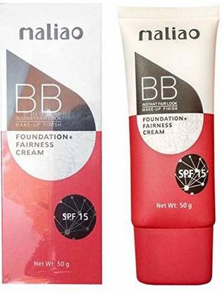 maliao Foundation + Fairness BB Cream for Professional SPF 15 50gm (03-Medium) Foundation