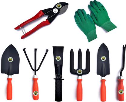 Daffodil Garden Tools Set with Khurpi, Pruner and Gloves Garden Tool Kit