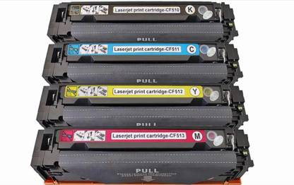 ANSH COMPUTERS COMPATIBLE TONER CARTRIDGE:CF510/511/512/513 Toner Cartridge Printer(s): HP LaserJet Pro MFP M180nw, HP MFP M154nw. Black + Tri Color Combo Pack Ink Toner