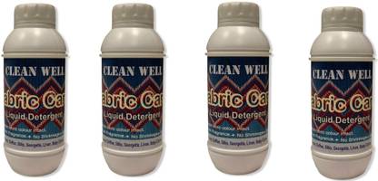 Clean Well Liquid Detergent 1 Ltr Pack Of 4 Fresh Liquid Detergent