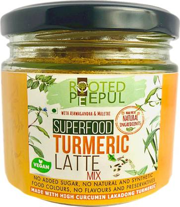 ROOTED PEEPUL Superfood Turmeric Latte Mix