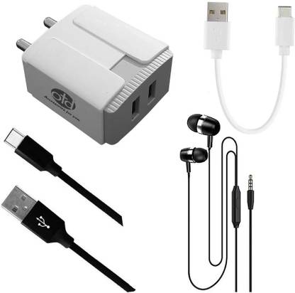 OTD Wall Charger Accessory Combo for Motorola Moto G7, Motorola Moto G7 Power, Motorola Moto G8, Motorola Moto G8 Play