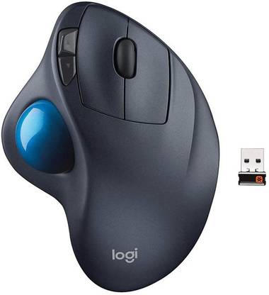 Logitech Wireless M570 Trackball Sculpted Shape to Provide Better Support for Your Hand Wireless Optical  Gaming Mouse  with Bluetooth
