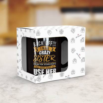 Gift Arcadia Brother & Sister Black Coffee | Best Gift for Brother & Sister Ceramic Coffee Mug