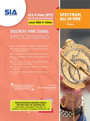 Discrete Time Signal Processing, B.E/B.Tech V-Semester (R-17) (Anna University) Electronics And Communication Engineering (ECE) Latest 2020-21 Edition
