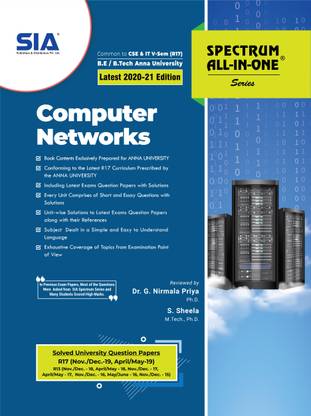 Computer Networks, B.E/B.Tech V-Semester (R-17) (Anna University) Computer Science And Engineering (CSE) & Information Technology (I.T), Latest 2020-21 Edition