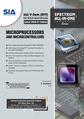 Microprocessors And Microcontrollers, B.E/B.Tech V-Semester (R-17) (Anna University) Electrical And Electronics Engineering (EEE), Latest 2020-21 Edition