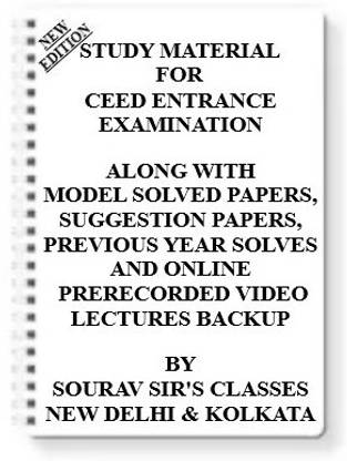 Study Notes Material On Ceed Entrance Examination [pack Of 4 Books] Model Question Papers + Topicwise Analysis + Mcq Questions + Special Practice Set