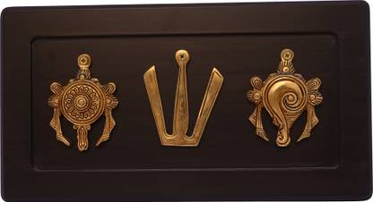 Radha A Unique Store shankh chakra tilak Religious Frame