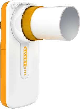 MIR SmartOne HomeUse Spirometer | Peak Flow (PEF) & FEV1 on Smartphone | Share Results to Doctor from Home | US FDA & CE approved Respiratory Exerciser