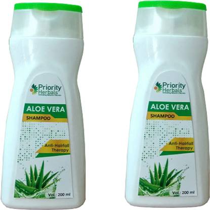 Priority Aloe Vera Shampoo 200ml (Pack of 2)