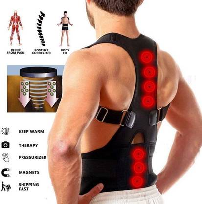 शिवाय Real Doctors Support Belt Back & Abdomen Support (Black) बैक सपोर्ट
