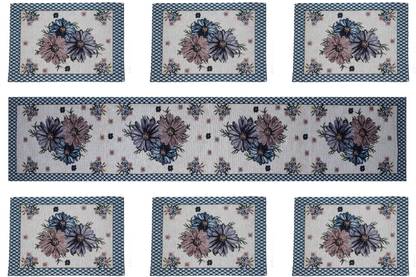 BELLA TRUE Rectangular Pack of 7 Table Placemat