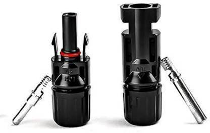 SOLAR UNIVERSE INDIA SUI Mc4 Connector for Solar Panel (Black) Mc4 Connectors Wire Connector