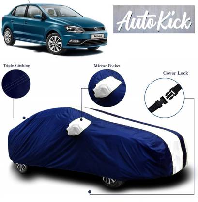AutoKick Car Cover For Volkswagen Ameo (With Mirror Pockets)