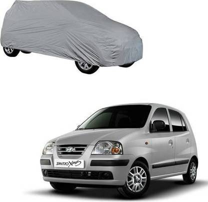 eshoppers Car Cover For Hyundai, Maruti Suzuki Santro, Alto, Eon, Wagon R 1.0, Spark, i10, Nano Genx (Without Mirror Pockets)