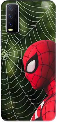 NDCOM Back Cover for VIVO Y20G Spider Man Printed
