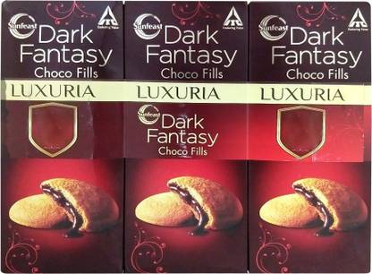 Sunfeast Dark Fantasy Choco s Luxuria Cream Filled Biscuit