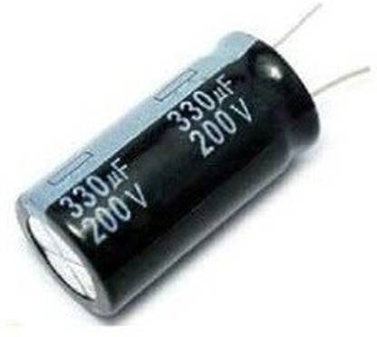 EMERGING TECHNOLOGIES 330uF 200V Electrolytic Capacitor Radial Electronic Components Electronic Hobby Kit