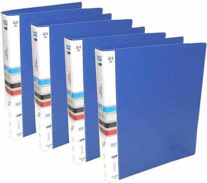 verena Ring Binder File A4 Size 2D Plastic/Document Holder Clip File Folder