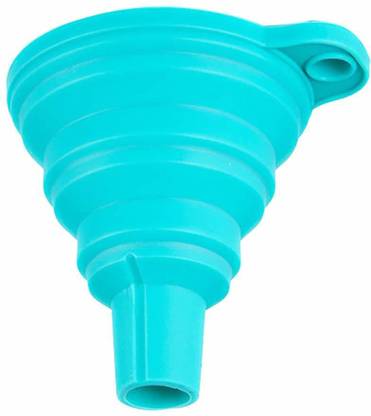 CAPTIVE VENTURES Collapsible Silicone Funnel Helpful in Pouring Liquid with Precision Silicone Funnel