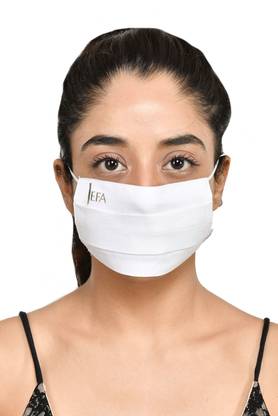 Jefa Organic hemp reusable Ultra light Anti bacterial UV protected Pleated face mask with elasticated head band comes with handling pouch ( X-small Set of 1 ) PP1-XS_JFPHP003 Cloth Mask