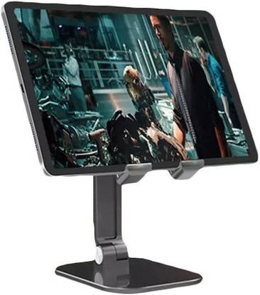 Rocketek HEAVY DUTY METAL ADJUSTABLE AND FOLDABLE DESKTOP STAND FOR TABLET AND MOBILE Mobile Holder