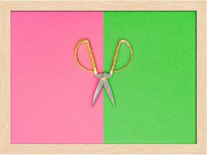 Artzfolio ArtzFolio Minimalism Fashion Concept D9 Tabletop Painting Natural Brown Frame 10.8inch x 8inch (27.5cms x 20.3cms) Digital Reprint 8.5 inch x 11.3 inch Painting