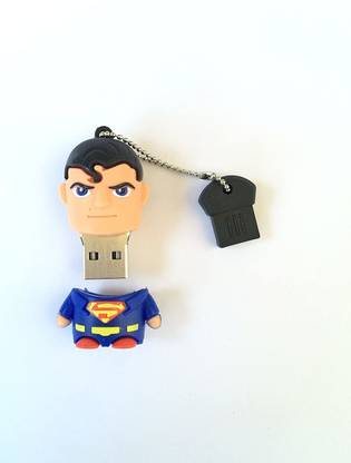Rajkavi Superman pendrive 32gb dc comcis hero usb drive , flash drive 32 GB Pen Drive Compatible with Laptop USB 2.0 Rubber Case