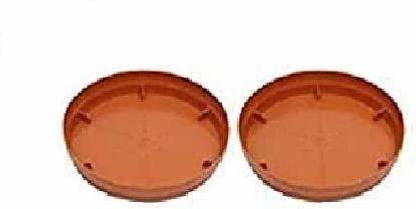 HOLME'S Flower Pot Plant Saucer Base Plate Planter Tray 8 inch .Set of (2) Plant Container Set