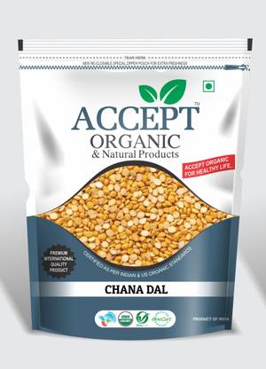 ACCEPT ORGANIC Organic Yellow Chana Dal (Split)