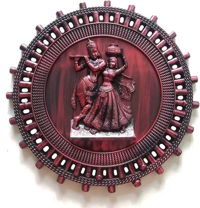 Sapphire Quartz RADHA KRISHNA Religious Frame