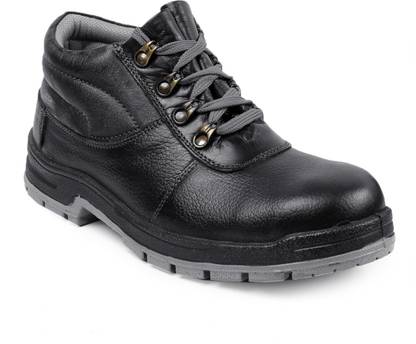 JK STEEL Steel Toe Genuine Leather Safety Shoe