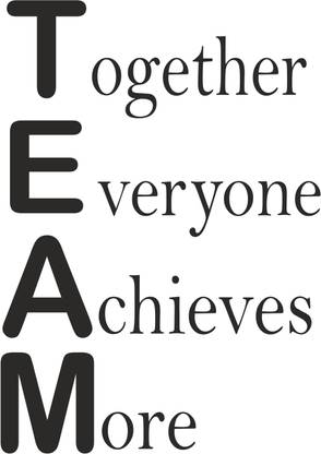 Psychedelic Collection 56 cm Motivational Quotes Decorative Wall Sticker For Room, Office, Cafe Self Adhesive Sticker