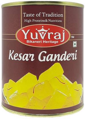 Yuvraj Food Product Angoori Petha (kesar Ganderi ) Ash Gourd indian sweets mithai Tin