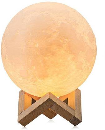RETRACK 3D Moon Lamp with Touch Control Adjust Brightness Moon Light with Stand Night Lamp