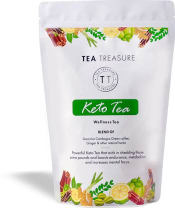 TeaTreasure Keto Fat Burner Tea For Weight Loss Herbs Herbal Tea Pouch