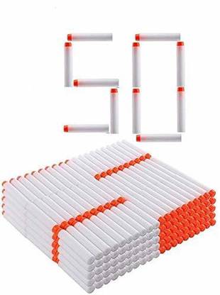 AMOSTING 50Pcs Refill Darts For Nerf N Strike Elite Glow At The Dark Bullets Pack
