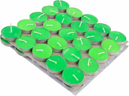 Forker Keshav Green Floating Tea Light ( 50 ) Candle