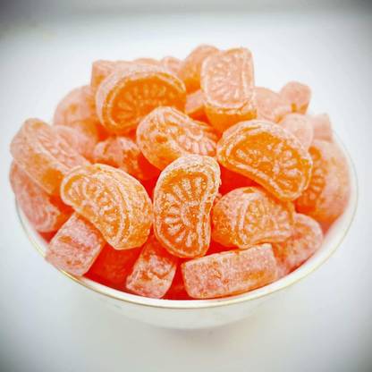 Nutro Cart Orange Candy (Pack of 400 Grams) Orange Candy