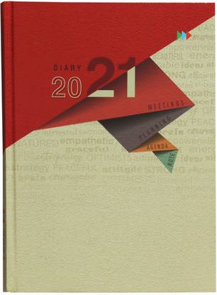 Global Diaries Premium Series New Year '2021' Diary A5 Diary Single Ruled 360 Pages