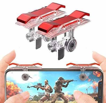 Twixxle VII™-128-IK-PUBG Trigger Shooter Controller (E9 Mobile Phone Game Fire Button Controller and Joystick Survival Game Grip R1L1 Triggers for Knives  Gaming Accessory Kit