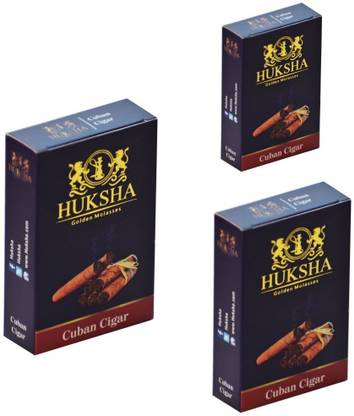 ShopDop Huksha Cuban Cigar (Set of 3) Assorted Hookah Flavor