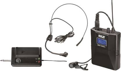 Ahuja ABW 400UL Portable Wireless Collar/Head Mic for YouTubers, Online Classes and Speakers Microphone
