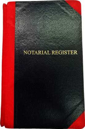 LRS Notary Register 0-Part Notary Record Register