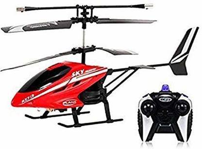 Astha Enterprises HX-713 Radio Remote Controlled Helicopter With Unbreakable Blades (Red)